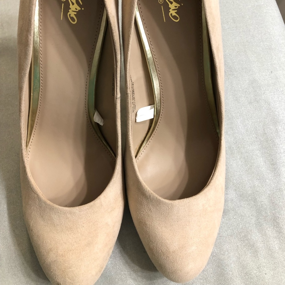 Nude colored heels
